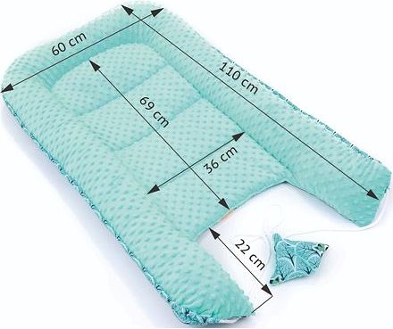 Velvet set s hnízdečkem Infantilo grey/pandas - obrázek 2