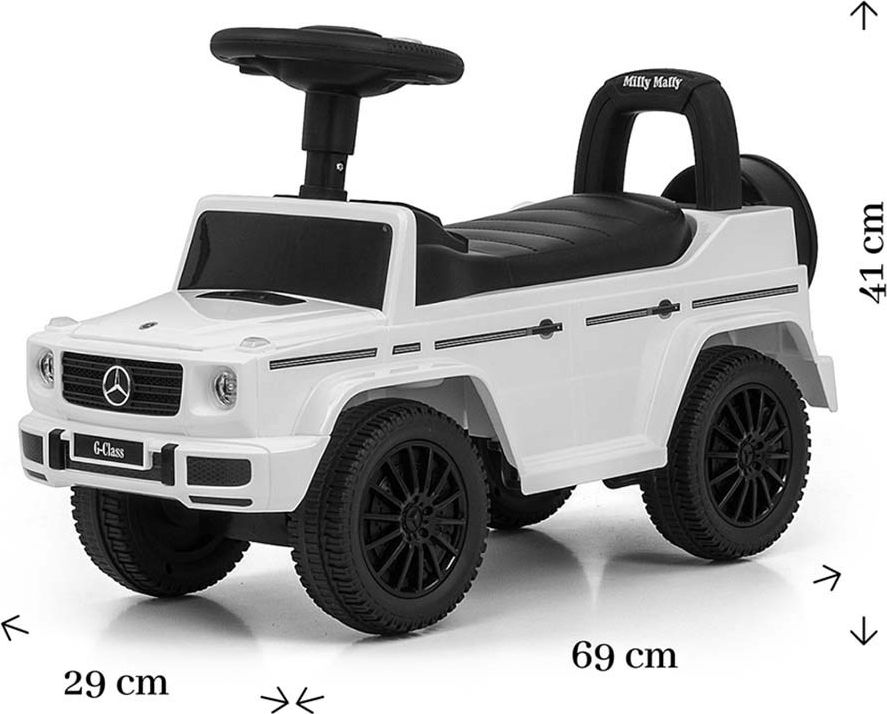 Odrážedlo MERCEDES G350d Milly Mally Varianta: černé - černá - obrázek 18