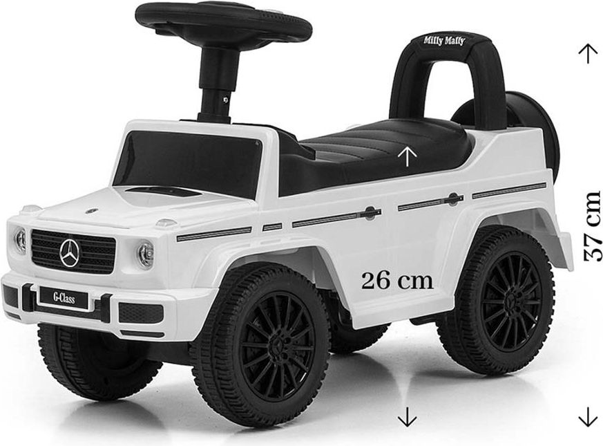 Odrážedlo MERCEDES G350d Milly Mally Varianta: černé - černá - obrázek 22