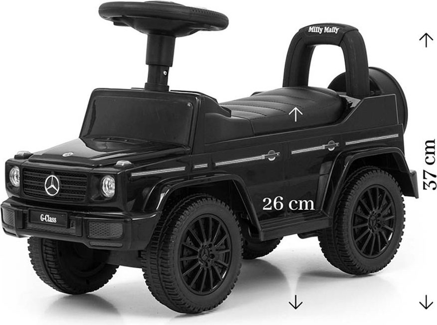 Odrážedlo MERCEDES G350d Milly Mally Varianta: černé - černá - obrázek 25