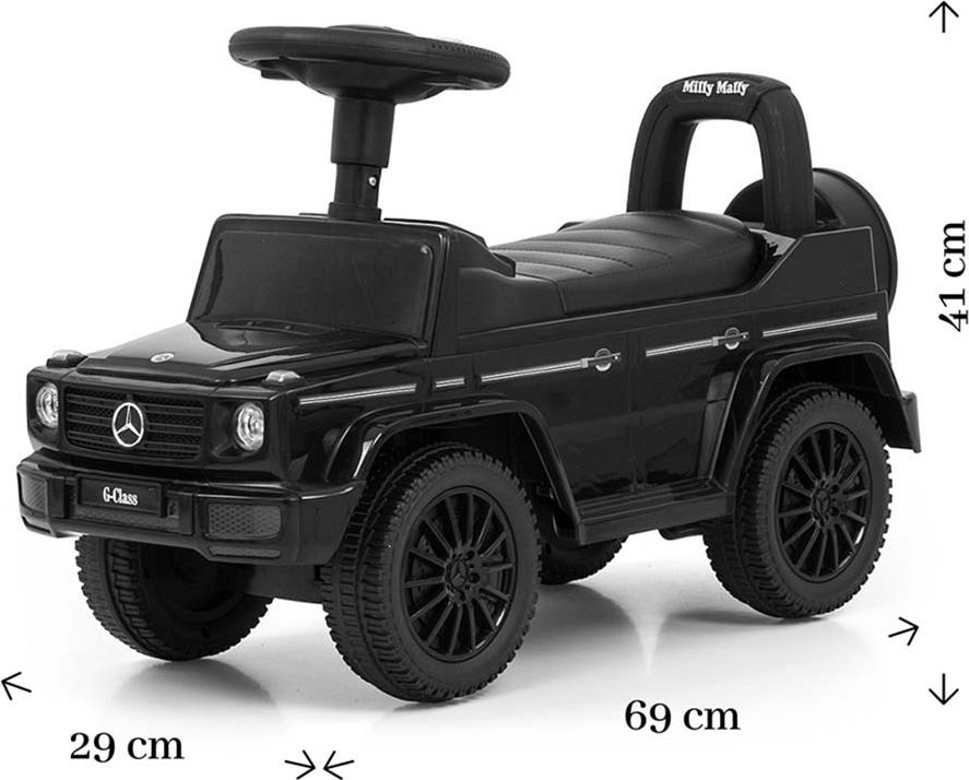 Odrážedlo MERCEDES G350d Milly Mally Varianta: černé - černá - obrázek 29