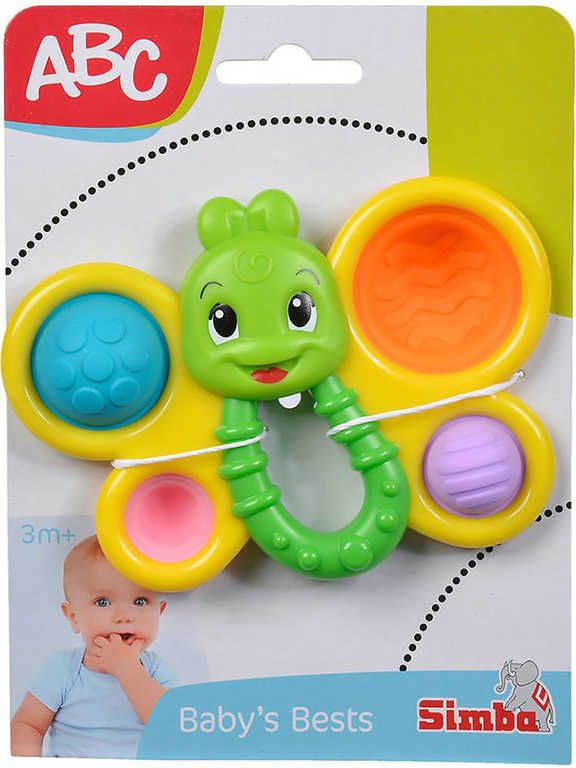 SIMBA Baby chrastítko motýlek 14cm plast pro miminko - obrázek 2