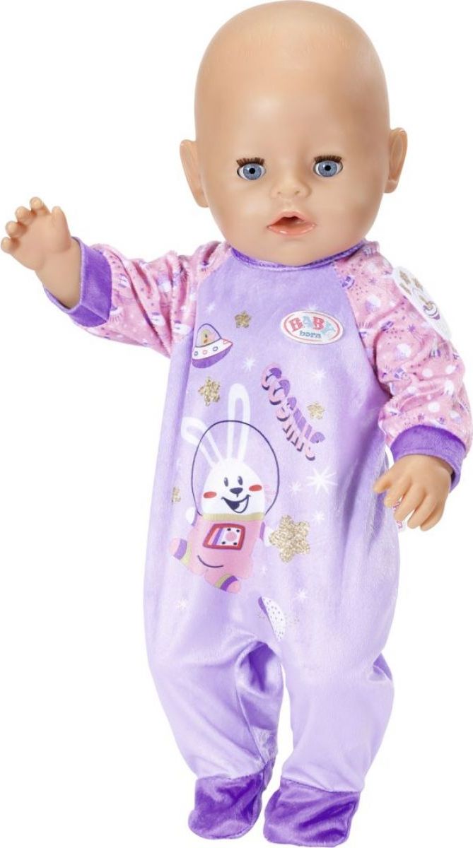 Baby Born Sametový overal Narozeninová edice 43 cm Fialové - obrázek 2