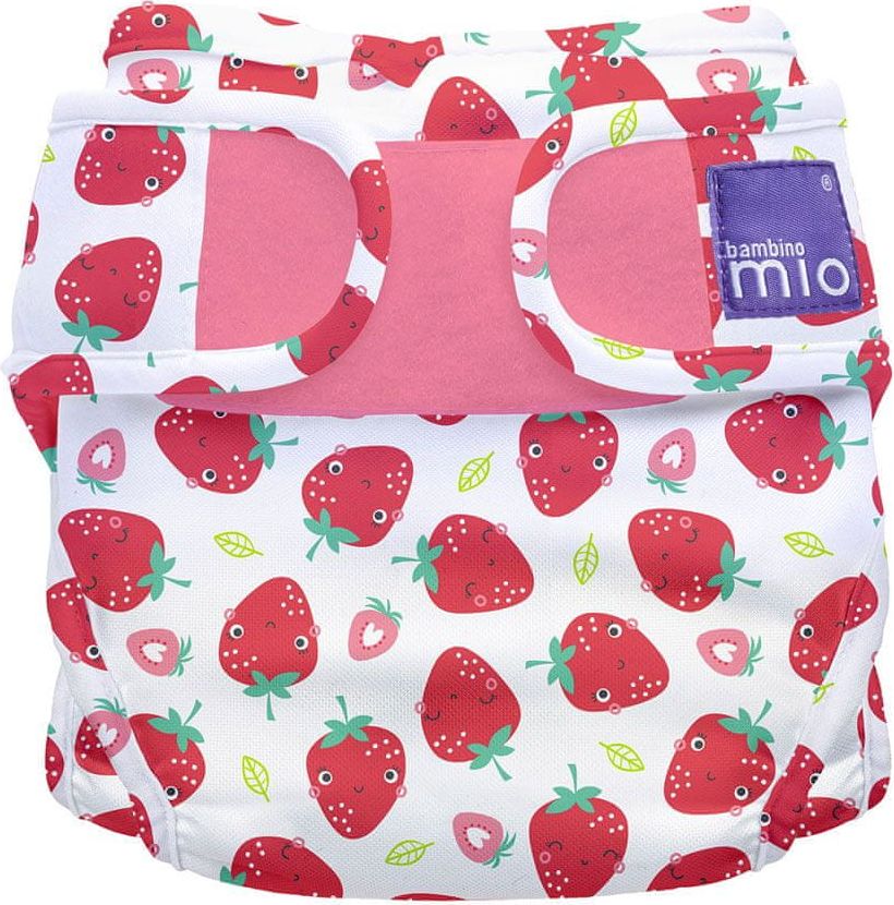 Bambinomio Miosoft plenkové kalhotky Strawberry Cream 9-15kg - obrázek 1