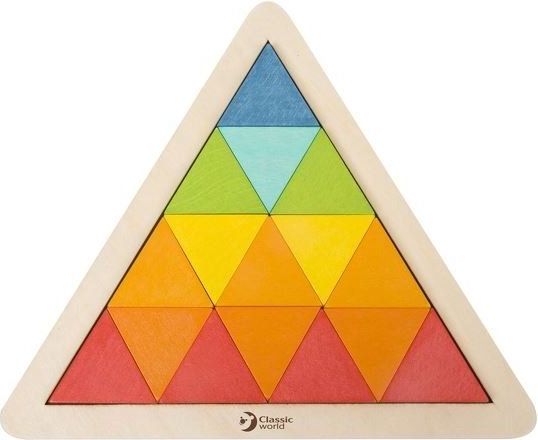 Classic world Dřevěná mozaika Trojúhelník - obrázek 1