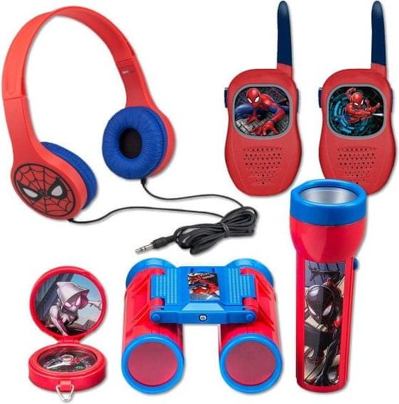 Conquest Set Spiderman - vysílačky,sluchátka,baterka,kompas - obrázek 1