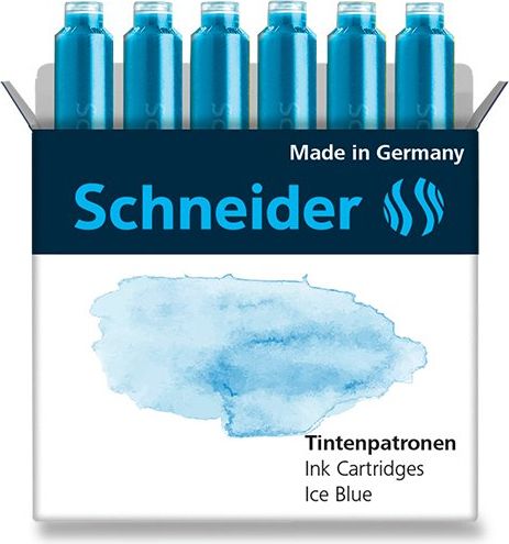 Schneider Inkoustové bombičky Schneider, 6 ks koňakové 6610 - obrázek 1