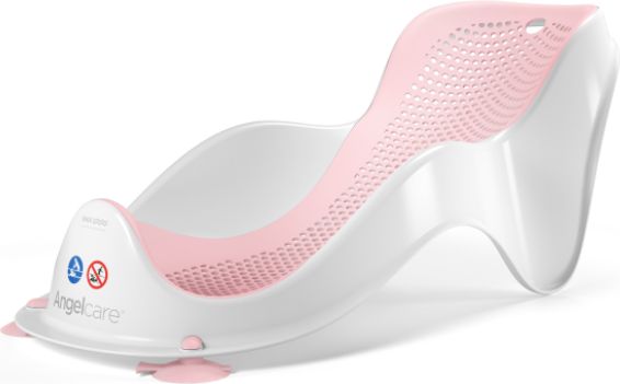 ANGELCARE Lehátko do vany FIT Light Pink - obrázek 1