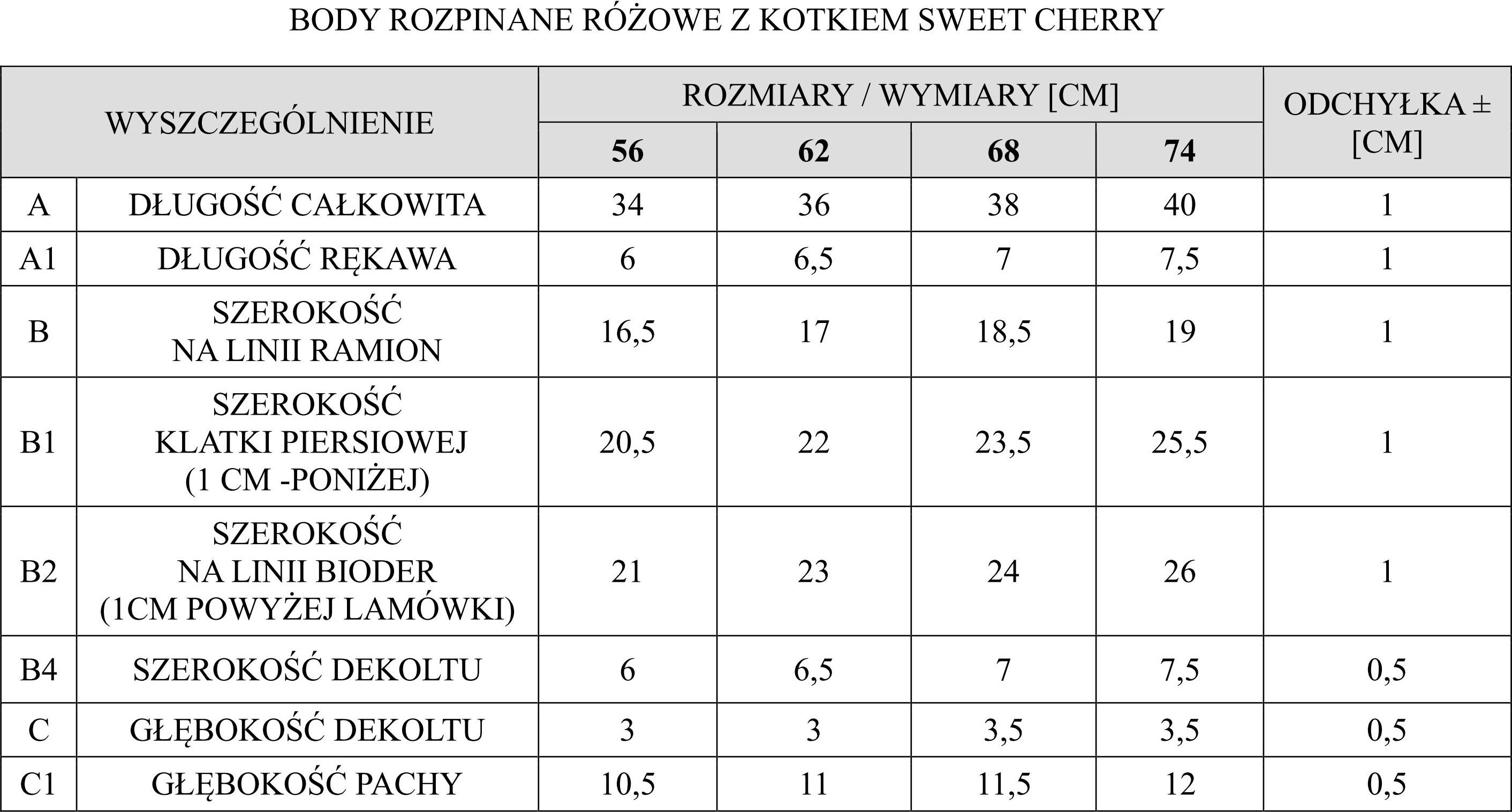 PINOKIO Body na zapínání krátký rukáv Cat Sweet cherry vel. 62 - obrázek 2