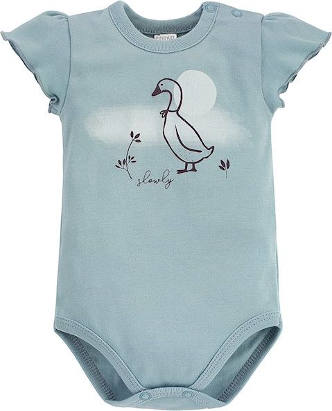 PINOKIO Body krátký rukáv Duck Sweet cherry vel. 80 - obrázek 1