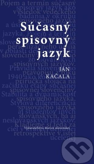 Súčasný slovenský jazyk - Ján Kačala - obrázek 1