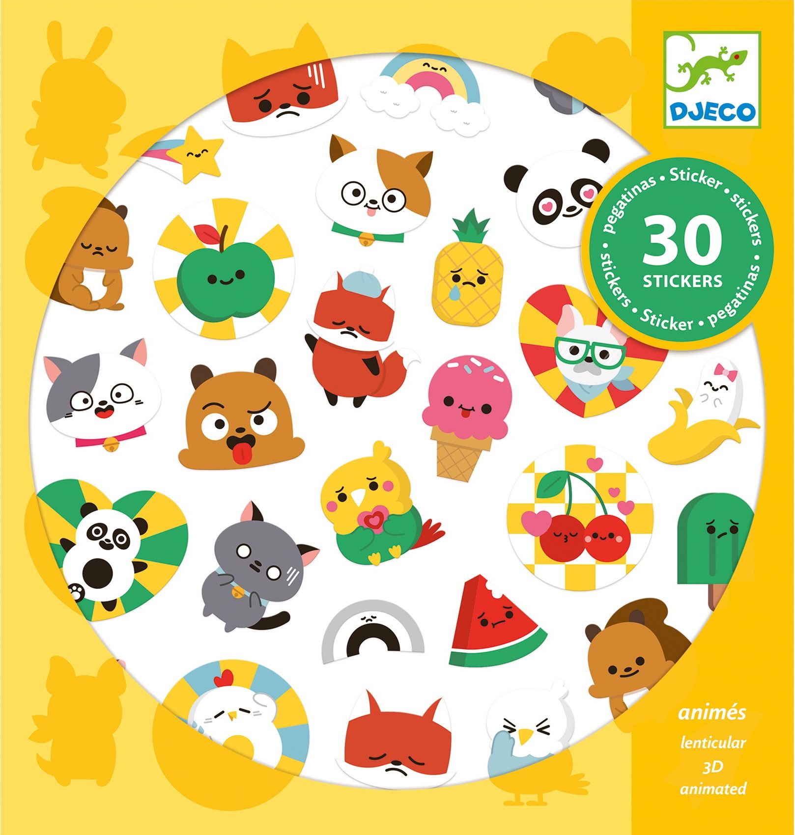 DJECO Veselé samolepky Emoji - obrázek 1