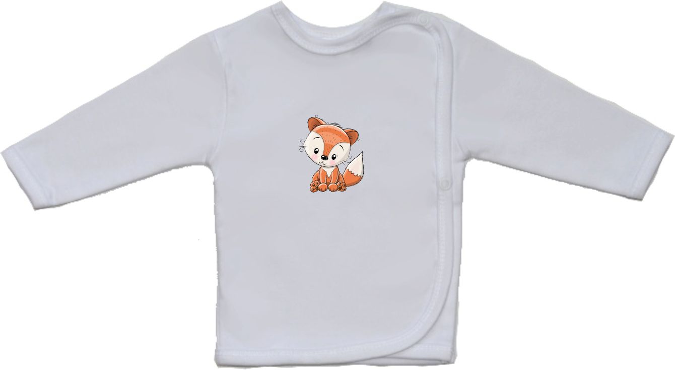 Kojenecká košilka s obrázkem, Gama, menší roztomilá liška velikost 52 - obrázek 1