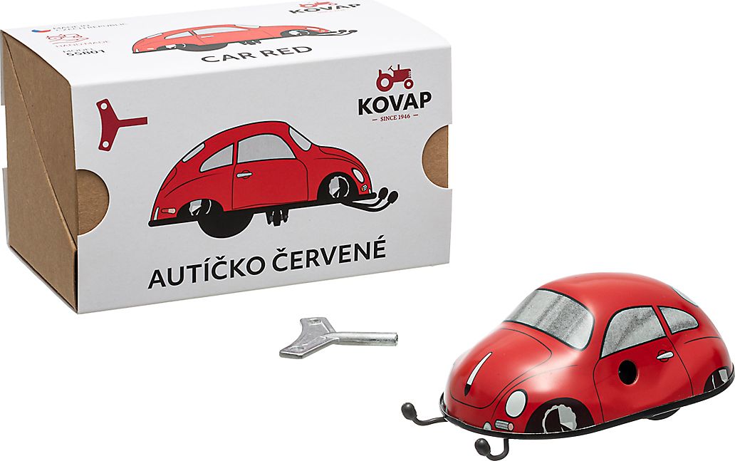 KOVAP Autíčko červené na klíček - obrázek 2
