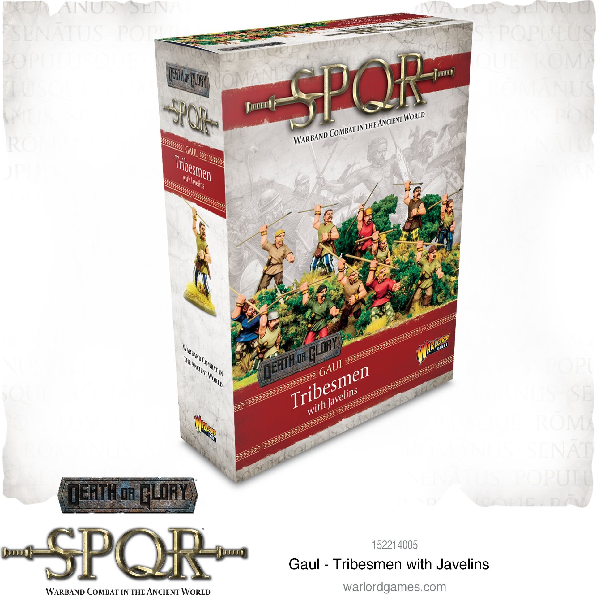 Warlord Games SPQR: Gaul - Tribesmen with javelins - obrázek 1