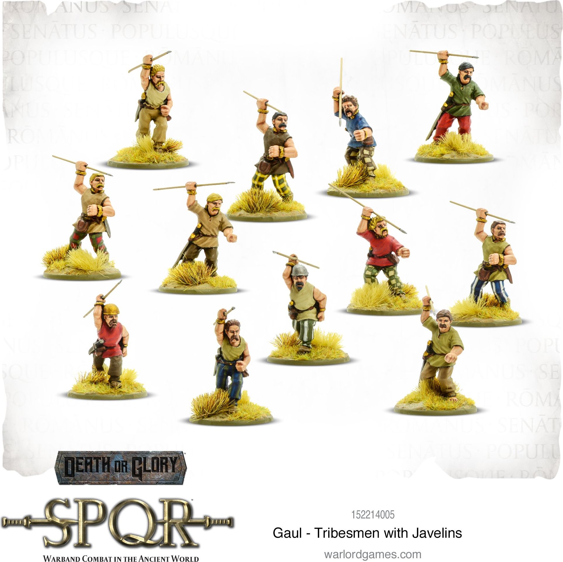 Warlord Games SPQR: Gaul - Tribesmen with javelins - obrázek 2