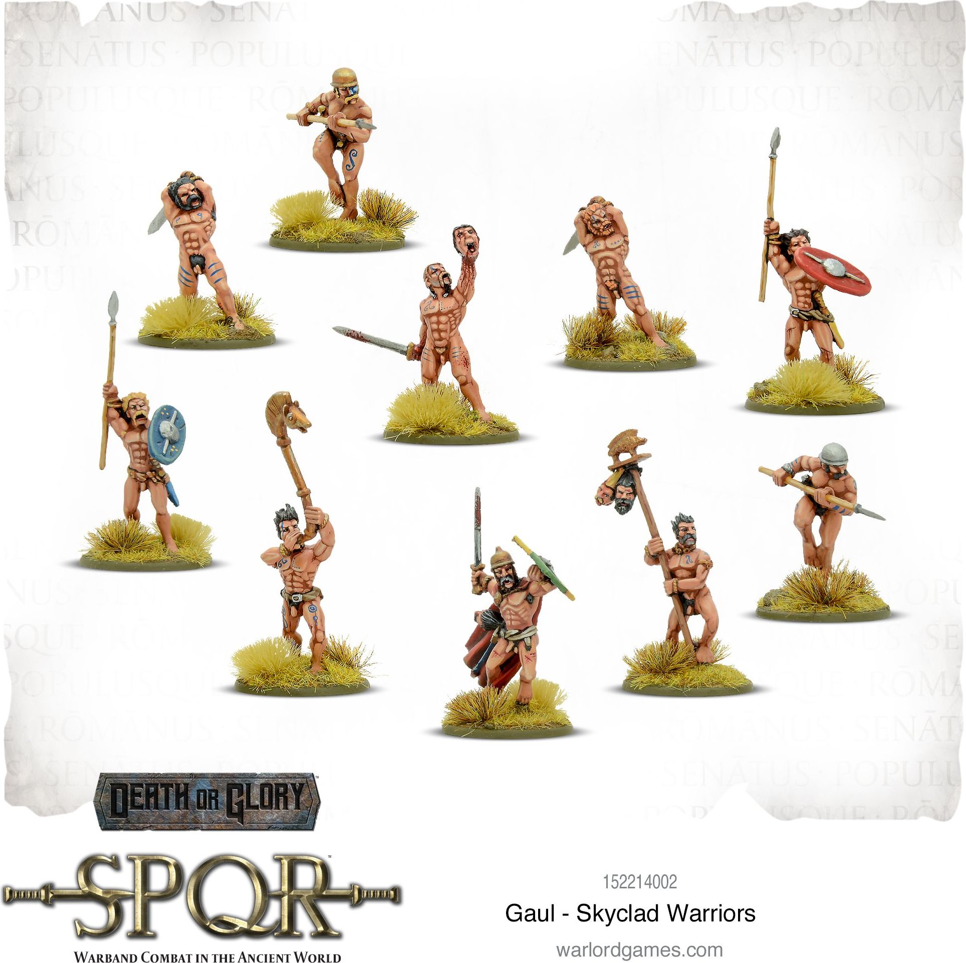 Warlord Games SPQR: Gaul - Skyclad Warriors - obrázek 2