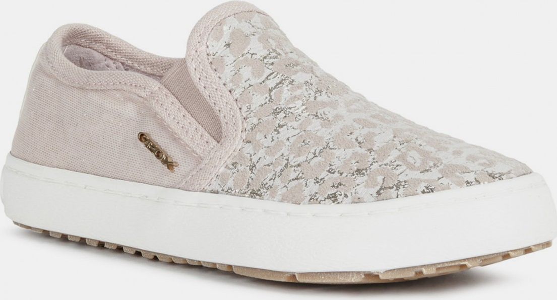 Geox pudrové dívčí kožené slip on - 28 - obrázek 1