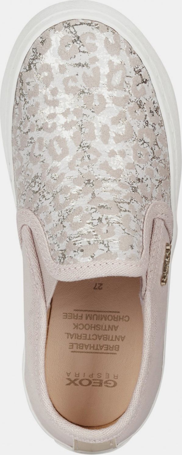 Geox pudrové dívčí kožené slip on - 28 - obrázek 6