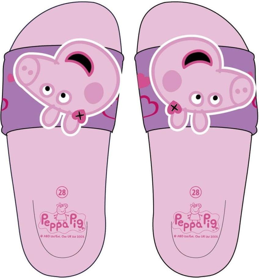 Disney dívčí pantofle Peppa Pig 2300004755 22-23 růžová - obrázek 1