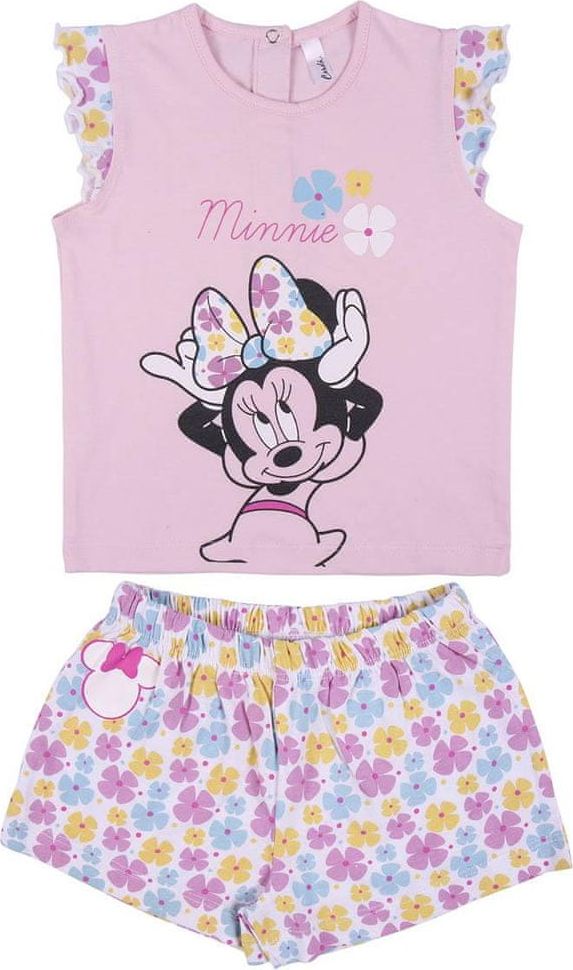 Disney dívčí pyžamo Minnie 2200006953 86 růžová - obrázek 1