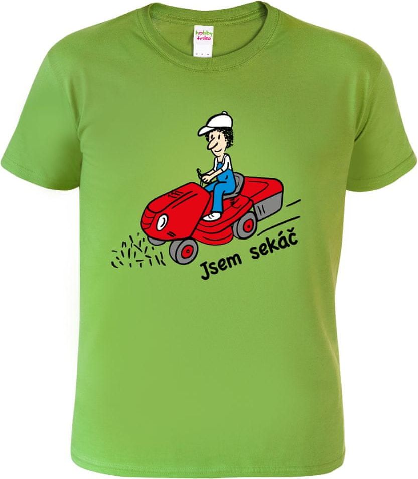 Hobbytriko Vtipné tričko - Sekačka Barva: Apple Green (92), Velikost: M - obrázek 1