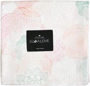 Bambusová přikrývka 100x150cm Lullalove BOHO-Růžová 2021 - obrázek 1