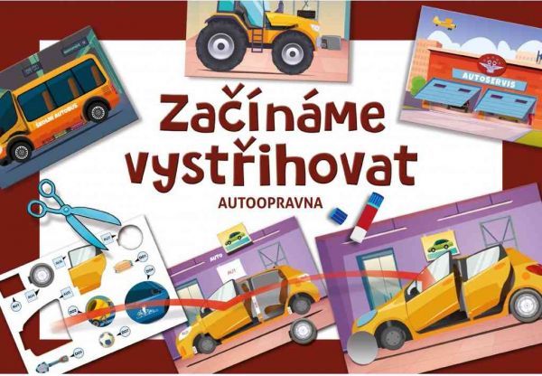 Začínáme vystřihovat Autoopravna - obrázek 1