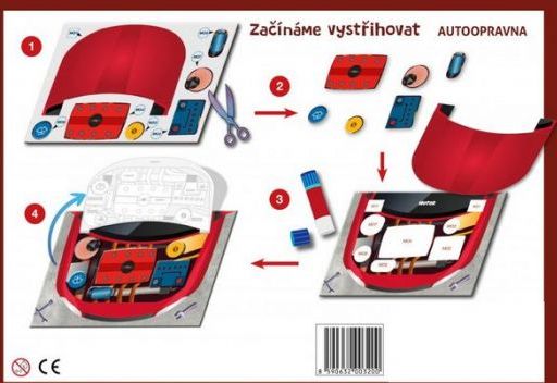 Začínáme vystřihovat Autoopravna - obrázek 2