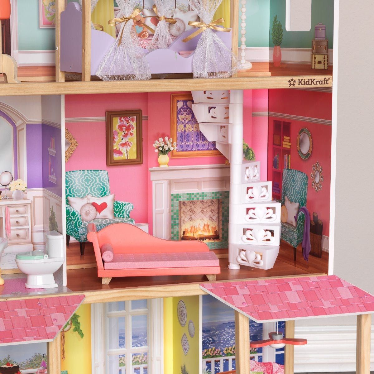 Kidkraft KidKraft Dřevěný domeček Viviana - obrázek 1