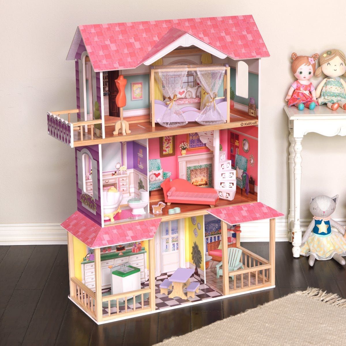 Kidkraft KidKraft Dřevěný domeček Viviana - obrázek 9