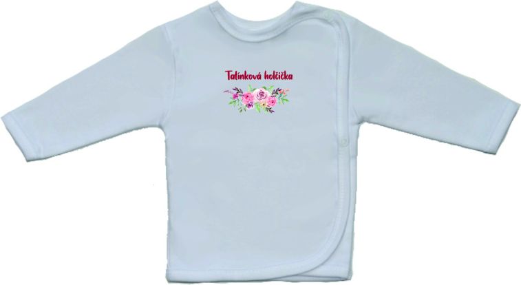 Kojenecká košilka Gama menší nápis Tatínkova holčička velikost 52 - obrázek 1