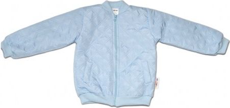 Baby Nellys Kojenecká prošívaná přechodová bunda, světle modrá, Velikost koj. oblečení 56 (1-2m) - obrázek 1