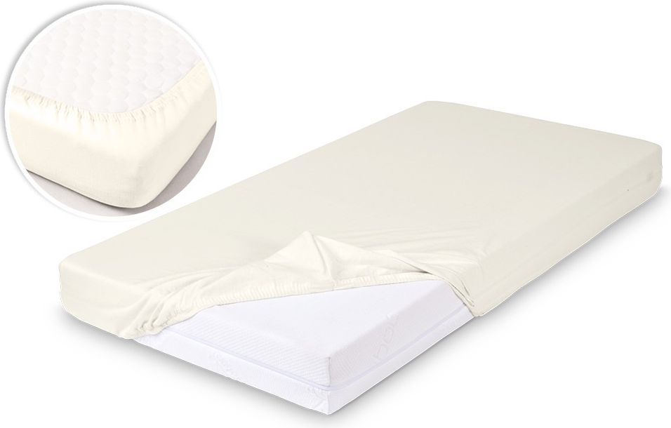 BABYMATEX Prostěradlo bambusové 60x120 krémová - obrázek 1