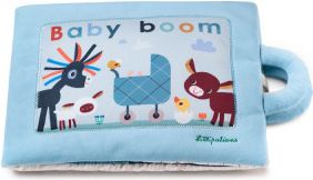 Lilliputiens - textilní didaktická knížka - Baby Boom - obrázek 1