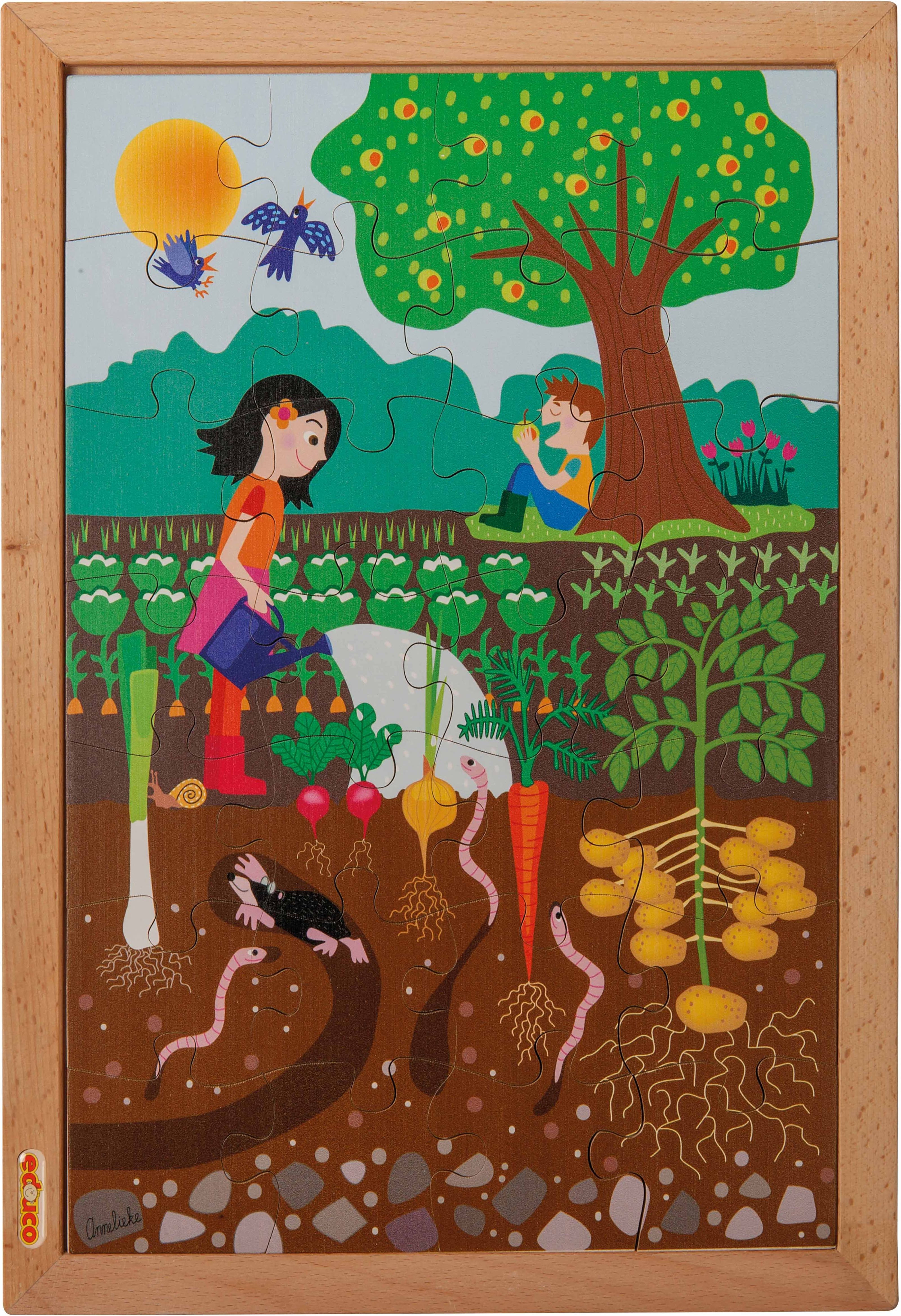 Educo Above and beneath puzzle - into the garden (28) - obrázek 1