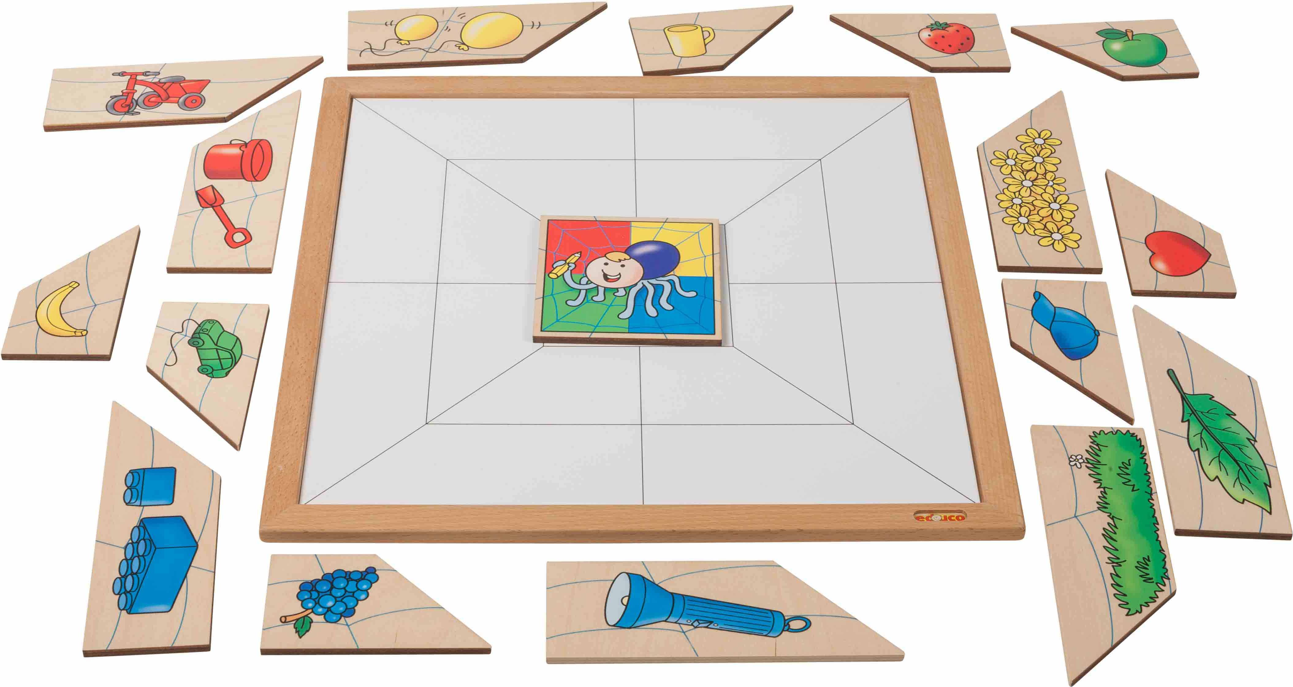 Educo Puzzle Pavoučí síť - barvy - obrázek 3