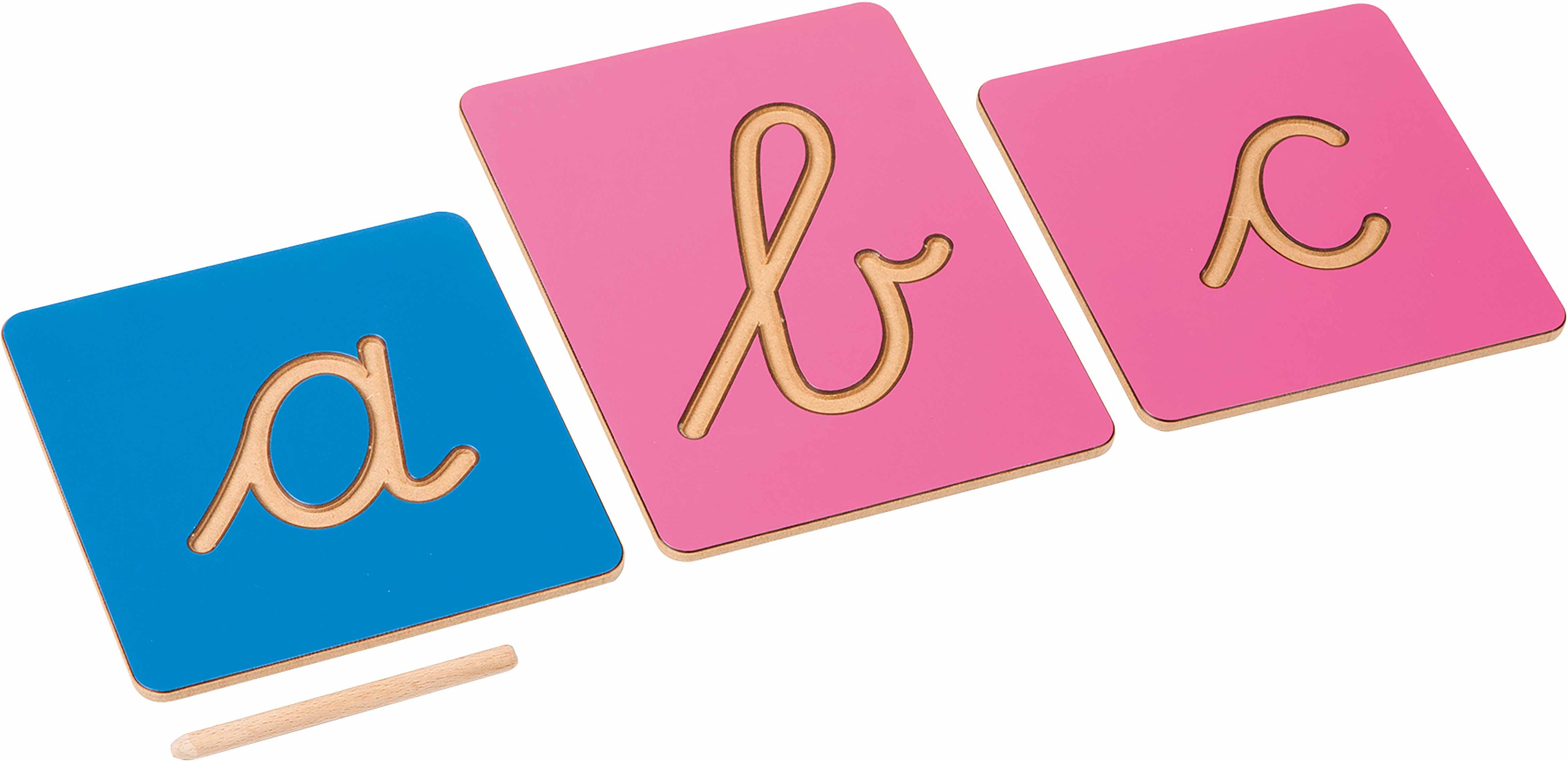 Nienhuis Hollow Letter Shapes: International Cursive - obrázek 1