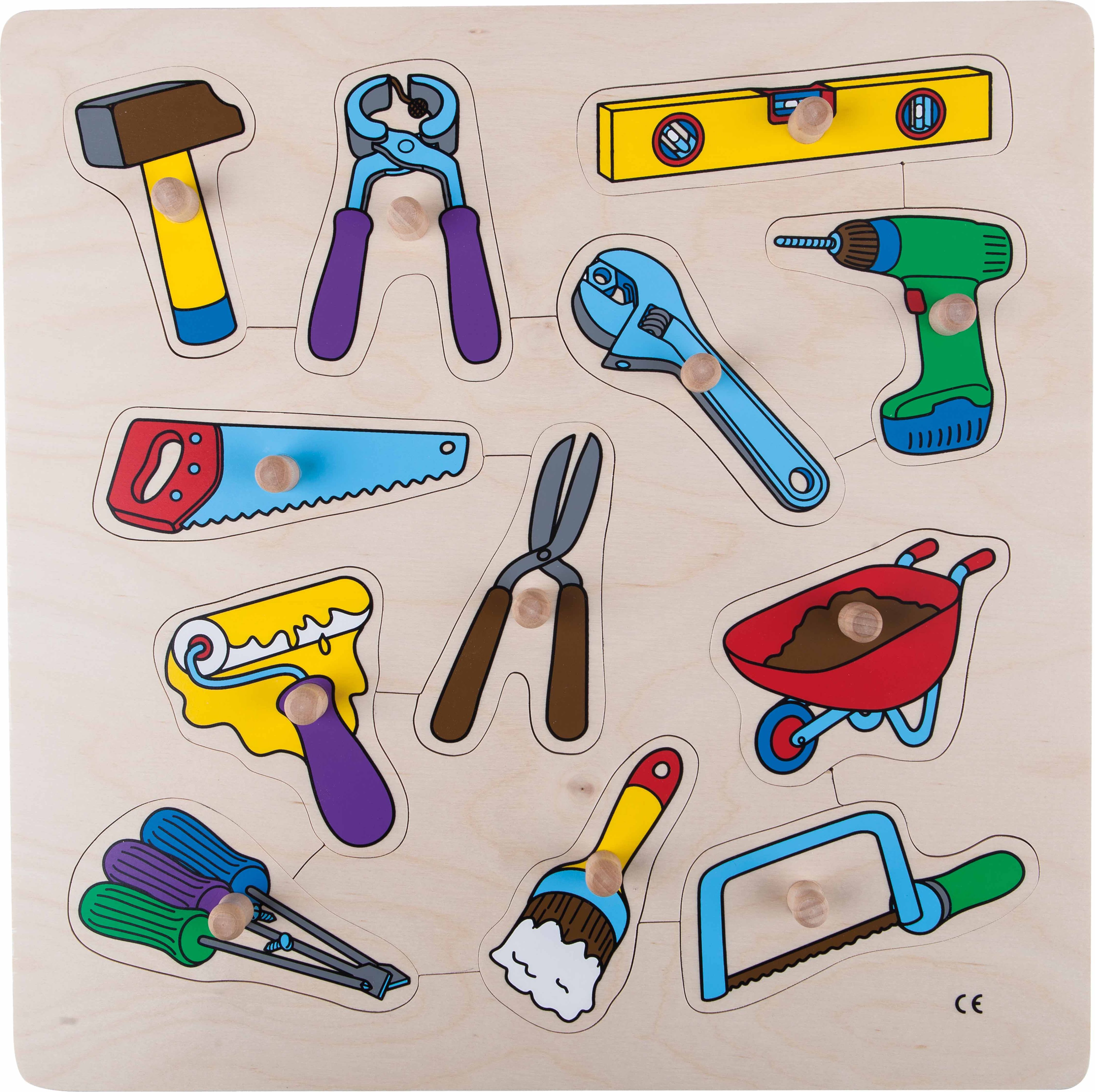 Educo Puzzle s úchyty - nářadí - obrázek 1