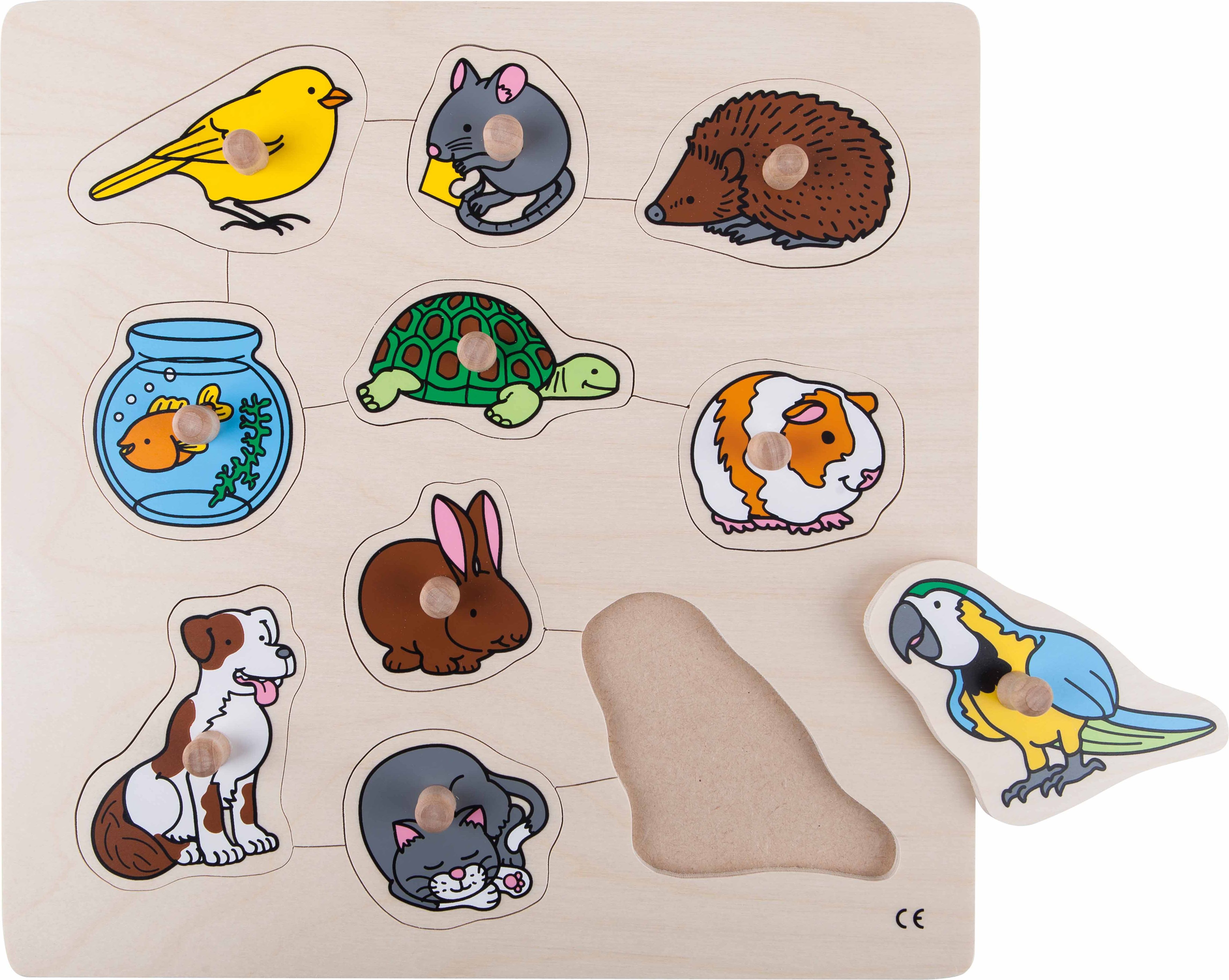 Educo Puzzle s úchyty - mazlíčci - obrázek 1