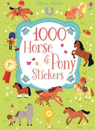 Usborne 1000 horse and pony stickers - obrázek 1