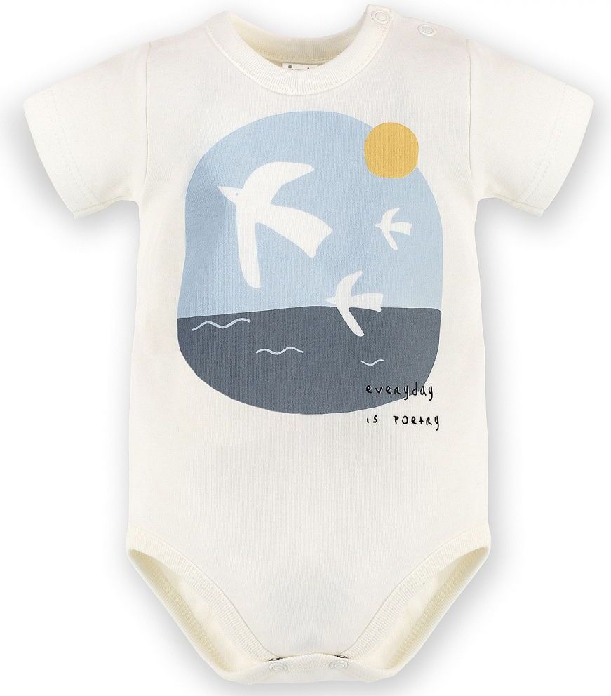 Pinokio Body krátký rukáv Summertime Ecru 80 - obrázek 1