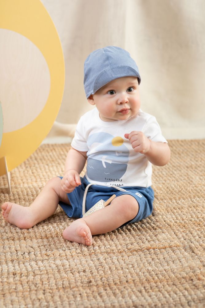 Pinokio Body krátký rukáv Summertime Ecru 80 - obrázek 2
