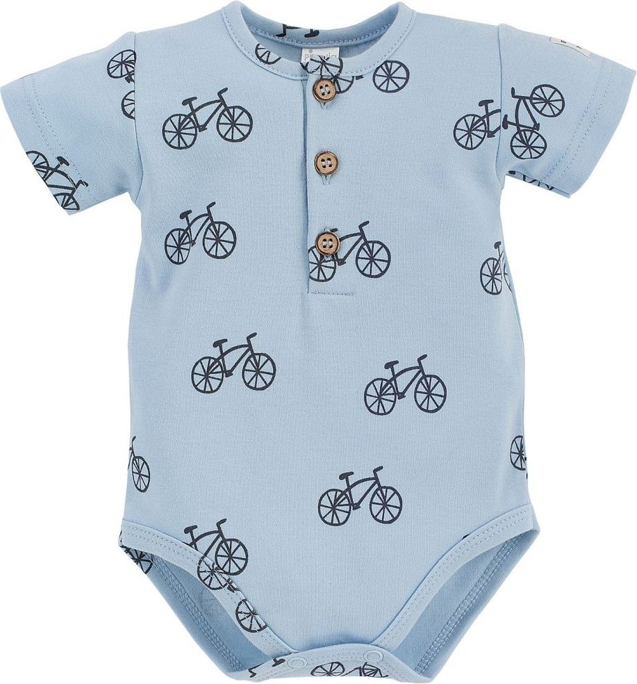 Body krátký rukáv Pinokio Summertine Blue Bike - obrázek 1