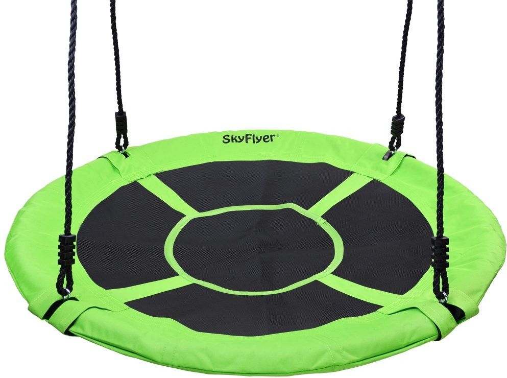 SkyFlyer Houpací hnízdo 100 cm Zelené - obrázek 1