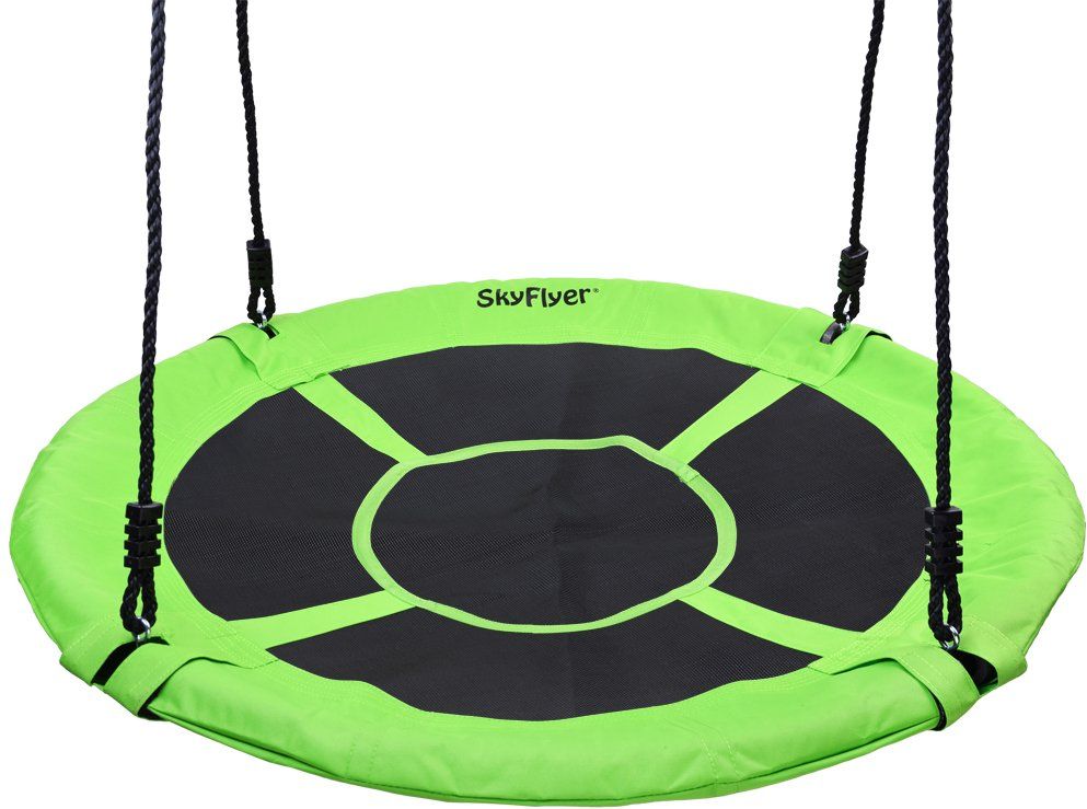 SkyFlyer Houpací hnízdo 100 cm Zelené - obrázek 2