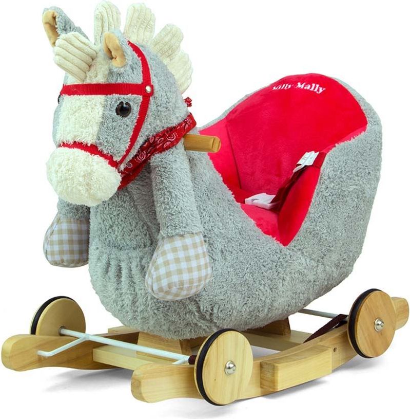 MILLY MALLY Houpací Varianta: hračka s melodií a kolečky Milly Mally Polly Medvídek šedo-modrý - šedá - obrázek 22