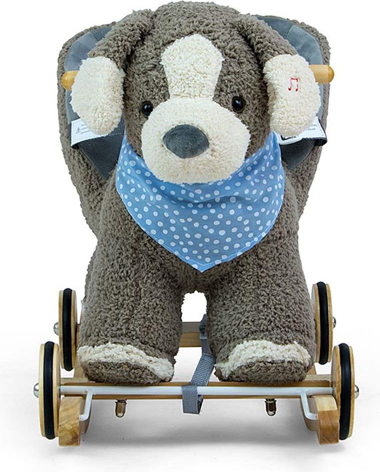 MILLY MALLY Houpací Varianta: hračka s melodií a kolečky Milly Mally Polly Medvídek šedo-růžový - šedá - obrázek 7