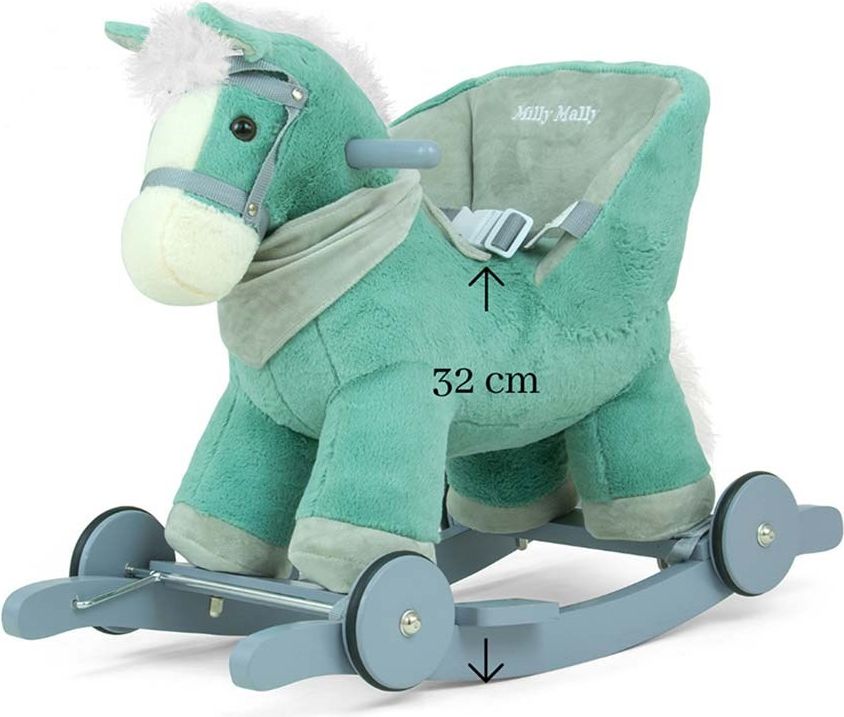 MILLY MALLY Houpací Varianta: hračka s melodií a kolečky Milly Mally Polly Medvídek šedo-růžový - šedá - obrázek 10
