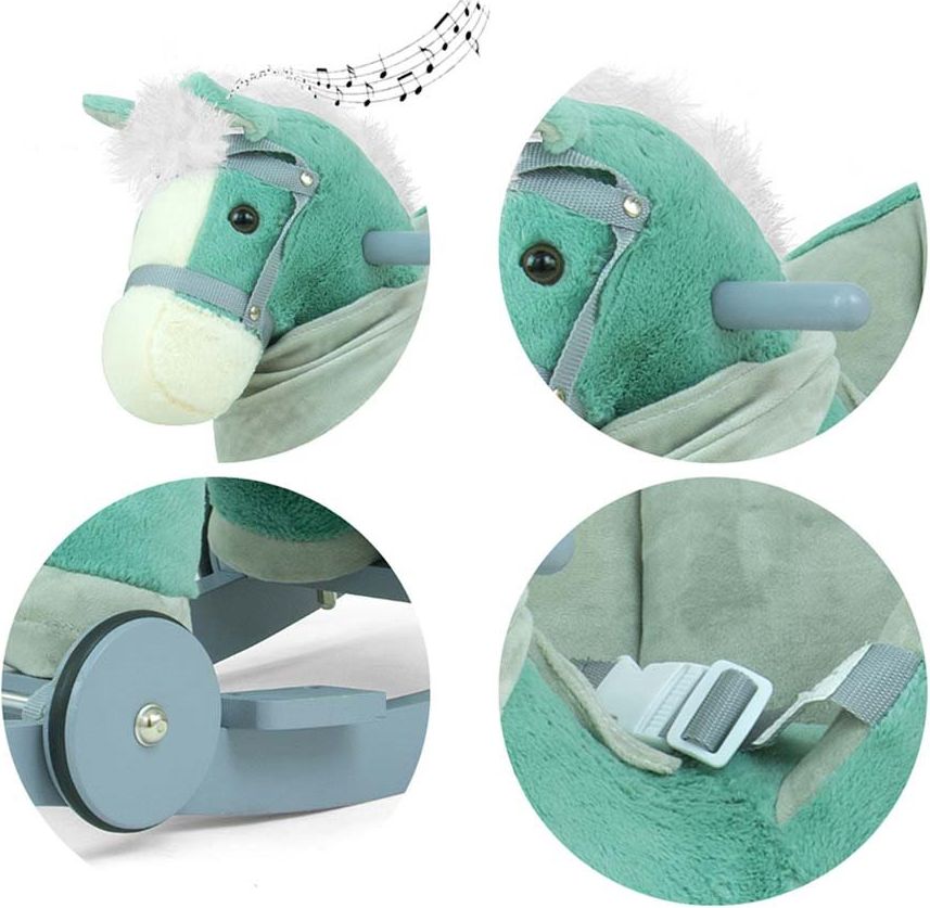 MILLY MALLY Houpací Varianta: hračka s melodií a kolečky Milly Mally Polly Medvídek šedo-růžový - šedá - obrázek 11
